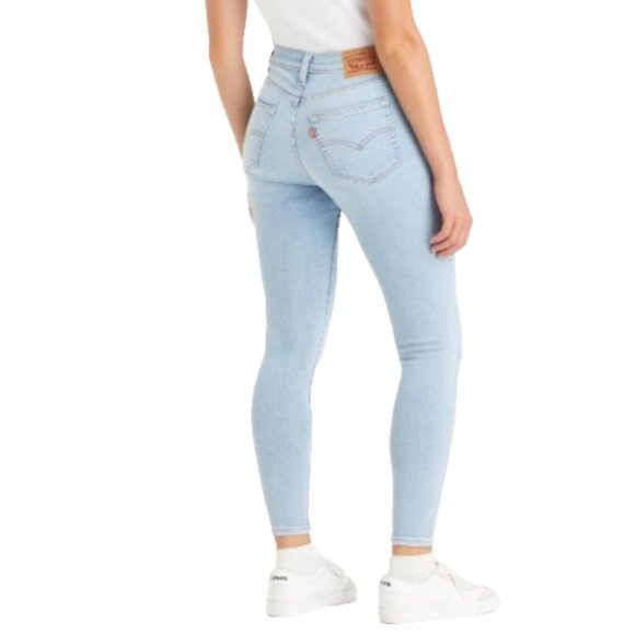 Levi's 720 High Rise Super Skinny Stretch Jeans Ladies 28x28 Light Blue - Picture 1 of 16